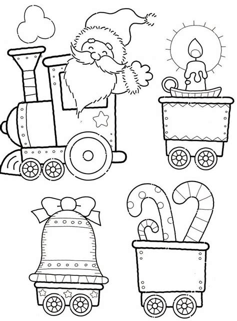 beautiful christmas train coloring pages boat colouring