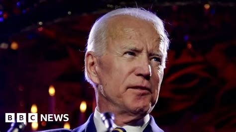 joe biden addresses allegations against him bbc news