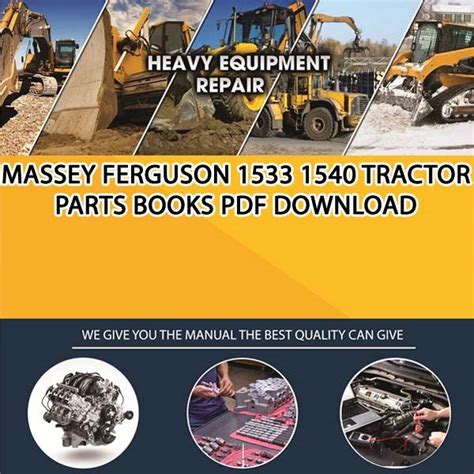 massey ferguson   tractor parts books   service manual repair manual
