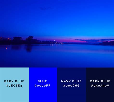 shades  blue color  names hex rgb cmyk  colors explained