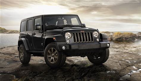 jeep celebrate  style  anniversary special wrangler  release car news jul