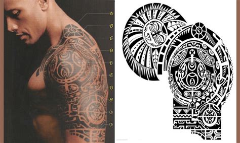 The Rock All New Body Tattoo Hand Back Arm And Shoulder