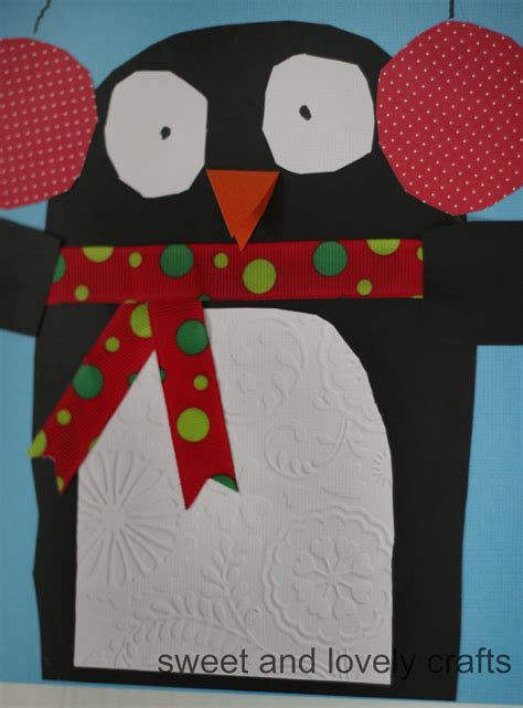 sweet  lovely crafts cute penguin craft
