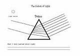 Prism Light Teacher Copy Colors Worksheets Worksheet Printable Color sketch template