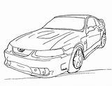 Mustang Coloring Pages Ford Gt Car Printable Drawing Outline Cars Mustangs Raptor Kids Color Fox Body Cobra Logo Colouring Sheets sketch template