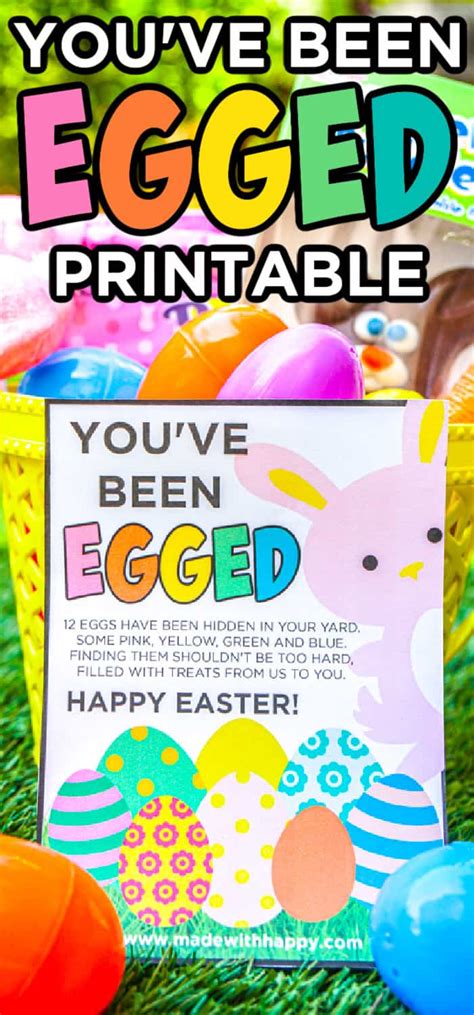 youve  egged printable   happy