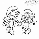 Village Coloring Smurfs Pages Lost Smurfette Coloriage Schtroumpf Smurf Getdrawings Color Blossom Getcolorings Choisir Tableau Un Mariage sketch template