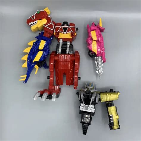 power rangers dino charge  rex megazord ptera charge dino cycle