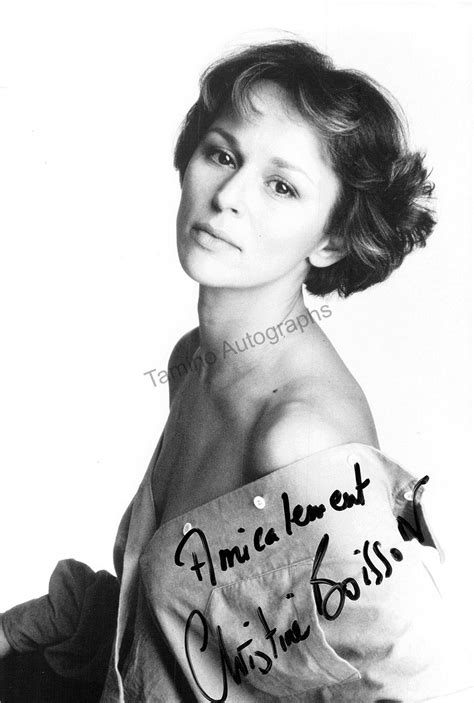 Christine Boisson Autograph Signed Photograph – Tamino