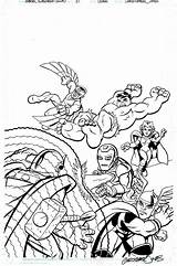 Coloring Pages Marvel Superhero Squad Super Hero Comic Chibi Az Sheets Comments Popular Coloringhome Template Kids sketch template