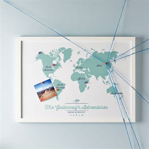 personalised world travel map  maps international