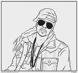 Coloring Pages Lil Wayne Chainz Rapper Sheets Uzi Rap Tumblr Bun Migos Books Vert Printable Color Template Print Getcolorings Colorings sketch template