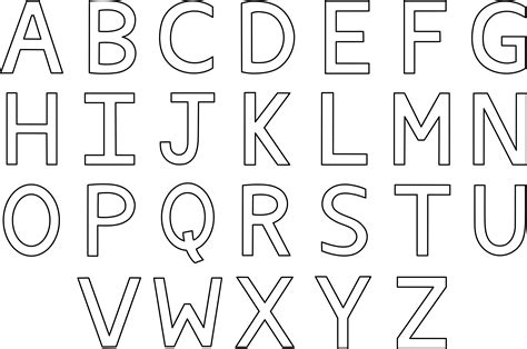 alphabet coloring page  printable coloring pages  colooricom