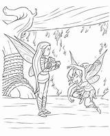 Coloring Pages Neverbeast Tinker Bell Legend Print Coloringtop sketch template