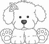 Coloring Dog Pages Easy Advertisement sketch template