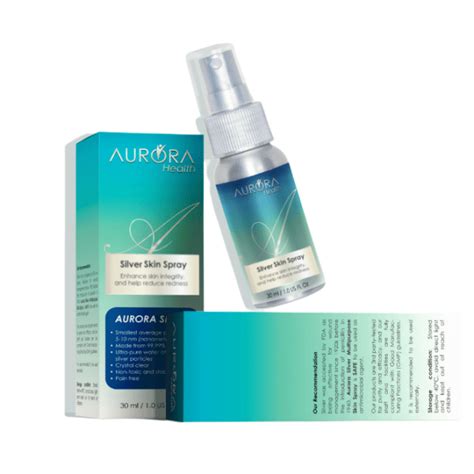 aurora silver skin spray  ml aurora health