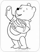 Pooh Winnie Disneyclips Sheet sketch template