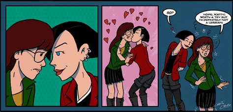 another daria and jane kissing by christo lhiver on deviantart