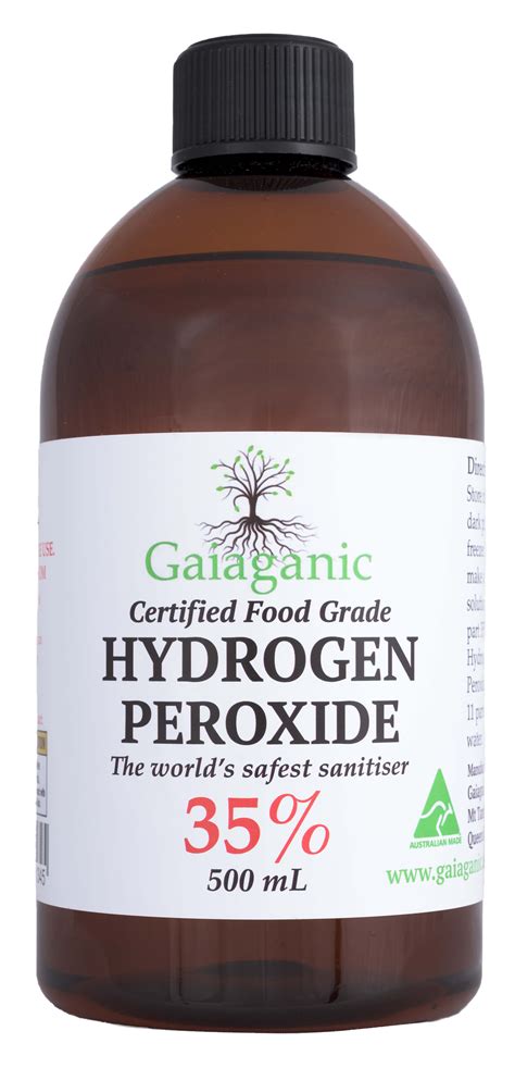 certified food grade hydrogen peroxide  ml nathan small enterprises australia