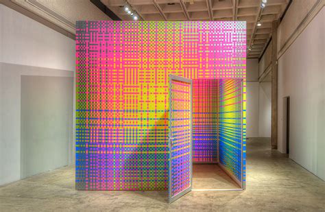 megan geckler rainbow cube installation  la