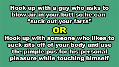 sex would you rather questions that hard to answer