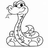 Coloring Pages Snakes Printable Snake Filminspector sketch template