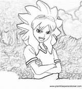 Inazuma Eleven Pegar Recortar Trickfilmfiguren Laminas Malvorlage sketch template