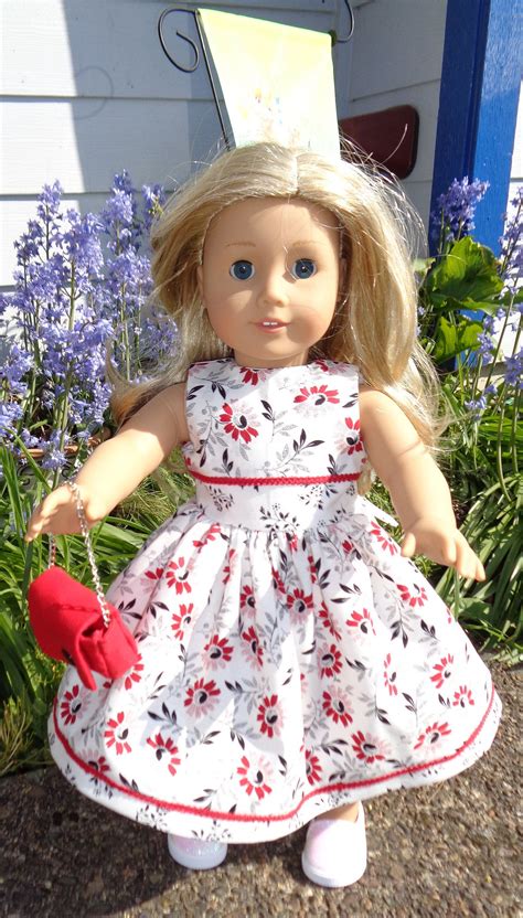 Spring Dress For 18 Dolls Made In Usa Fits American Etsy Doll