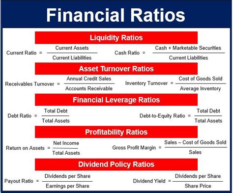 financial ratios definition  meaning market business news