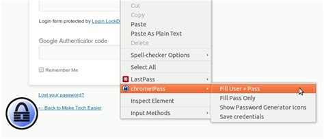 integrate keepass  chrome  firefox  ubuntu text lose  disposable