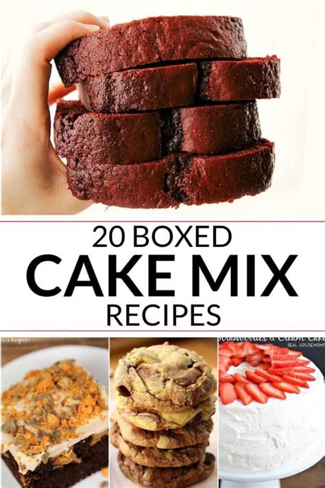 boxed cake mix dessert recipes    keeper