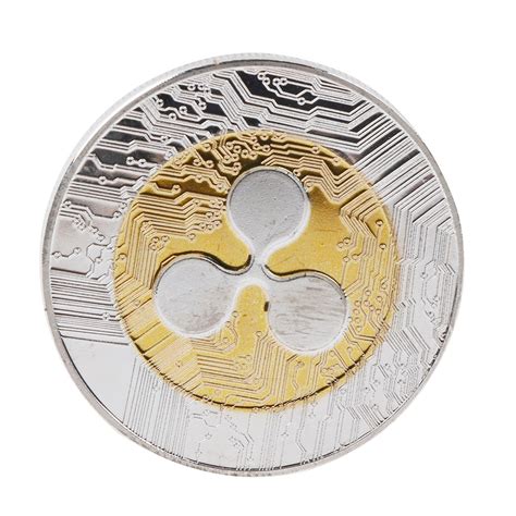 ripple coin xrp crypto commemorative ripple  collector physcial coin gift   currency