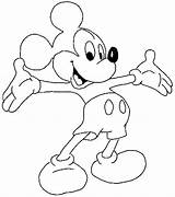 Mickey Mouse Colouring Cartoon Coloring Pages sketch template