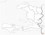 Haiti sketch template