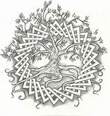 Pagan Celtic sketch template