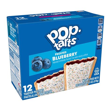 pop tarts frosted blueberry 12 pack 6 x 2 toaster pastries 20 3oz