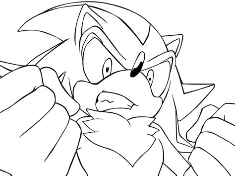 shadow  hedgehog coloring pages    print