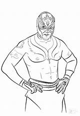 Coloring Wwe Rey Mysterio Pages Wrestling Cena John Printable Mask Roman Color Styles Reigns Aj Sketch Print Getcolorings Sheets Book sketch template
