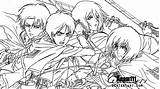 Titan Attack Coloring Pages Shingeki Kyojin Colouring Levi Titans Anime Deviantart Printable Color Sheets Getdrawings Print sketch template