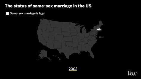 The Spread Of Marriage Equality In One  Vox