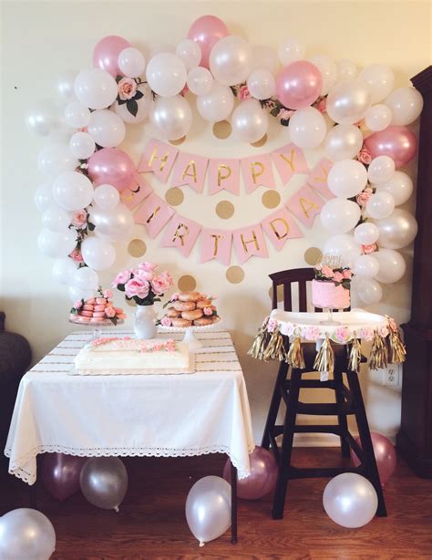 arias pink  gold  birthday party project nursery