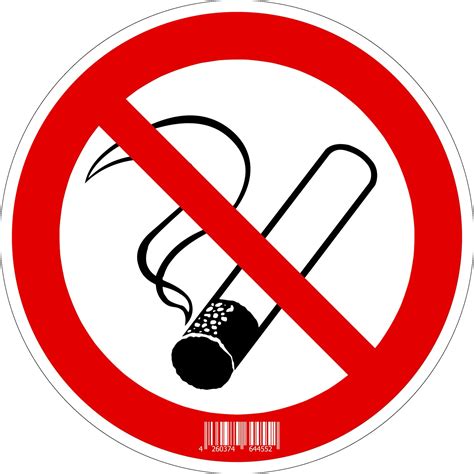 signum safety signs aufkleber rauchen verboten   cm weiss kaufen