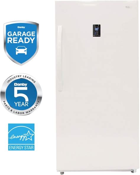 Danby Duf140e1wdd 28 Inch Upright Convertible Refrigerator Freezer With