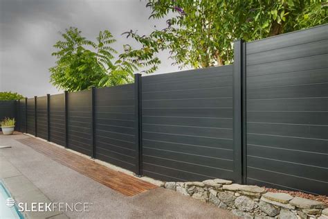 aluminum privacy fence panel sleek modern aluminum fencing  gates sleekfence