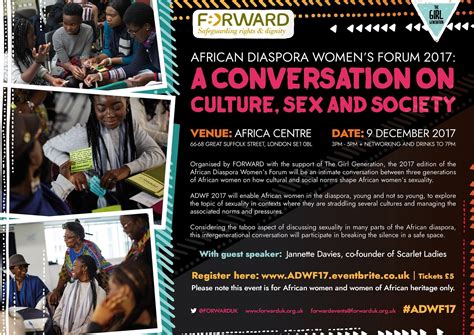 african diaspora women s forum 2017 a conversation on culture sex