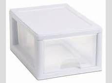 6) Sterilite 20518006 Small Box Modular Stacking Storage Drawer