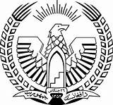 Emblem Afghanistan sketch template