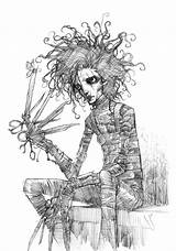 Edward Scissorhands Coloring Search Pages Again Bar Case Looking Don Print Use Find Top sketch template