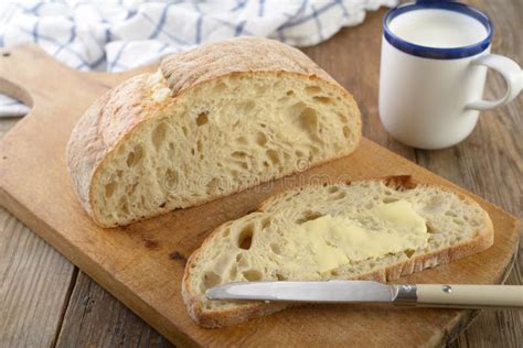 brood van wit brood  document zak stock afbeelding image  brood voedsel