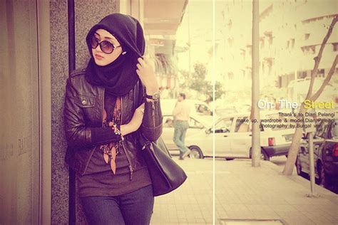 april sweet cara memakai jilbab kerudung paris ala dian pelangi